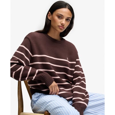 Pull à rayures oversize SUPERDRY