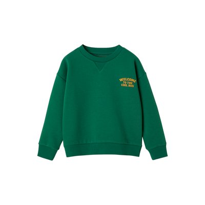 Sweat grand motif school bus au dos VERTBAUDET