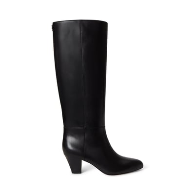 Bottes à talons, en cuir lisse, EMERSYN LAUREN RALPH LAUREN