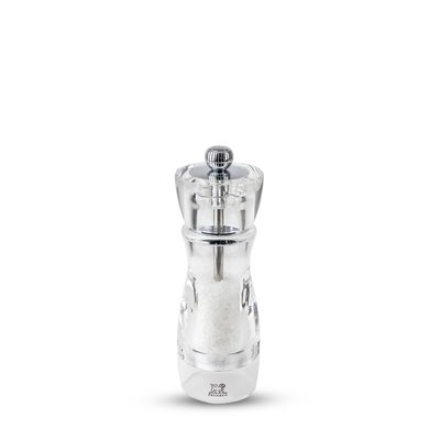 Vittel Moulin à sel manuel transparent 16 cm PEUGEOT