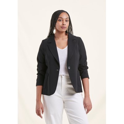 Veste tailleur en tissu crêpe LA FEE MARABOUTEE
