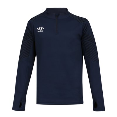 T-SHIRT DE SPORT MANCHES LONGUES 1/2 ZIP JUNIOR Polyester UMBRO