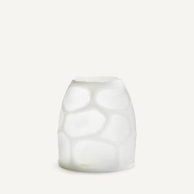 Vase en verre dépoli, H20 cm, Arca AM.PM