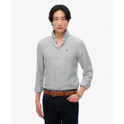 Chemise Vacation en Lin Brodé Coupe Décontractée SUPERDRY