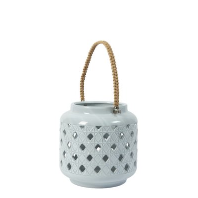Lanterne décorative en grès H21 SIA DECO
