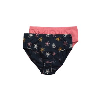 Culottes, Lot De 2, Motif Floral/Uni ULLA POPKEN