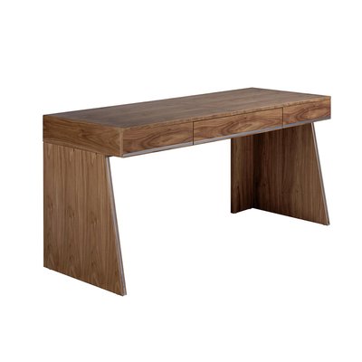 Bureau de noyer et acier ANGEL CERDA
