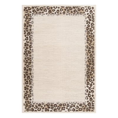 Tapis doux au design léopard WILD AFK LIVING