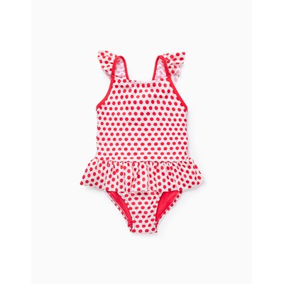 Maillot de Bain à Pois avec Volants ZIPPY