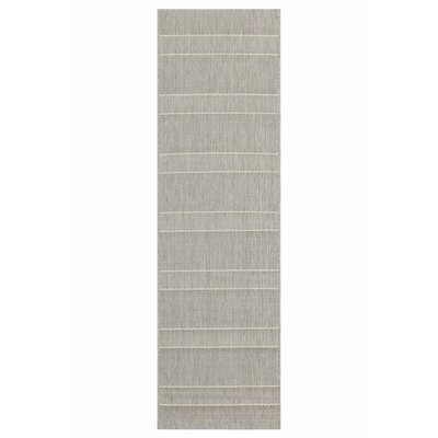 Natural Stripe Indoor/Outdoor Runner Rug SO'HOME