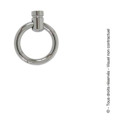 Anneau De Tringle Lisse Acier Chromé Brillant D50 Mm BROS
