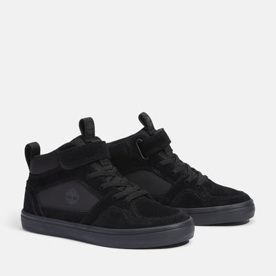 Baskets en cuir, à lacets élastiqués, STONE JUMP MID HOOK & LOOP TIMBERLAND