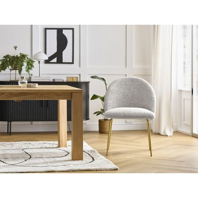 Lot de 4 chaises tissu chiné, LALIE BOBOCHIC