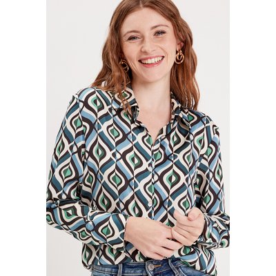Chemise satin manches longues CACHE CACHE
