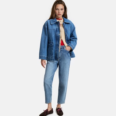 Chaqueta vaquera con forro sherpa LA REDOUTE COLLECTIONS