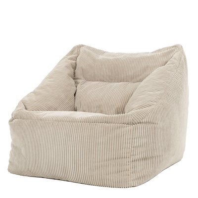 Pouf fauteuil velours côtelé Oeko-Tex® - MORGAN ICON