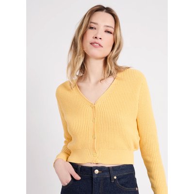 Gilet col V manches longues MURIEL NAF NAF