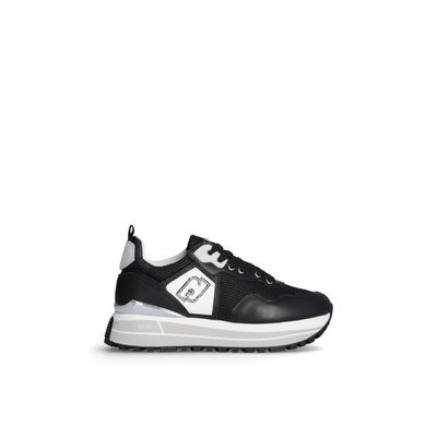 Sneakers plateforme en cuir et mesh LIU JO
