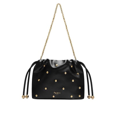 Sac Hobo Effet Cuir Avec Clous PEPE JEANS
