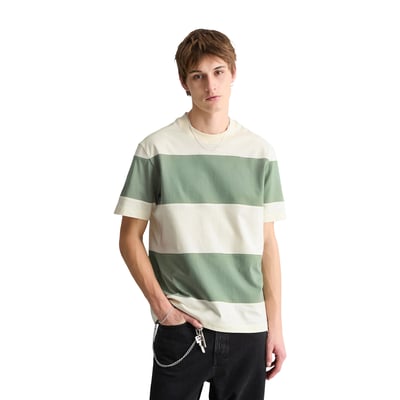 T-shirt relaxed avec des rayures en bloc cut-&-sew MARC O’POLO DENIM