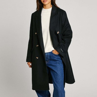 Manteau drap de laine, double boutonnage BETH PEPE JEANS