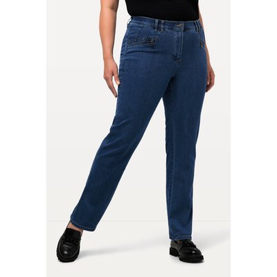 Jean Mony à jambe carotte et poches zippées ULLA POPKEN
