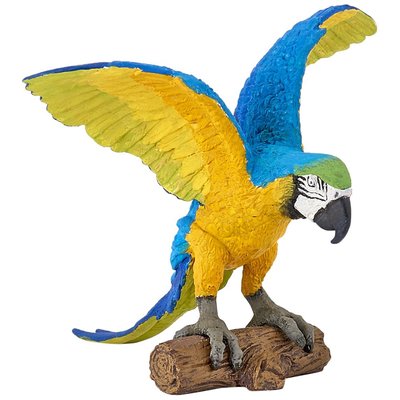 Figurine Perroquet Ara bleu PAPO
