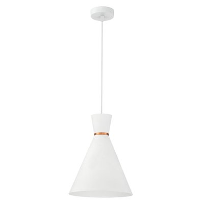 Suspension Métal Conique Blanc MILLUMINE