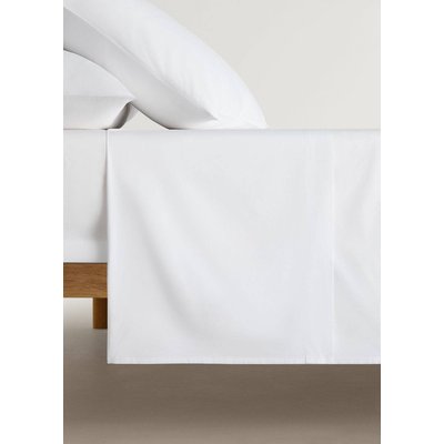 Drap plat percale de coton lit 135/140 cm MANGO HOME