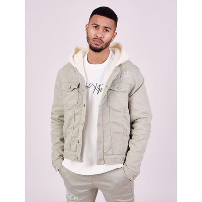 Veste denim avec capuche mouton PROJECT X