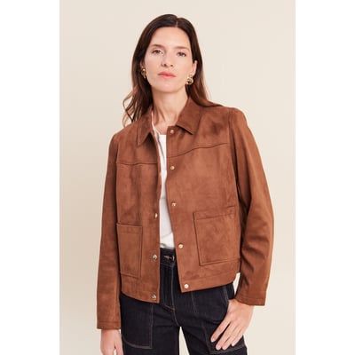 Veste courte droite doublée bas resserré BREAL