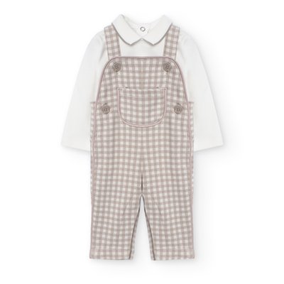 Ensemble combiné chemise et salopette BOBOLI