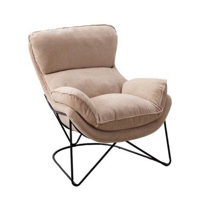Fauteuil confortable en velours - EASY MATHI DESIGN