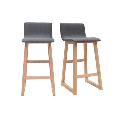Tabourets de bar design H65 cm (lot de 2) OSAKA MILIBOO