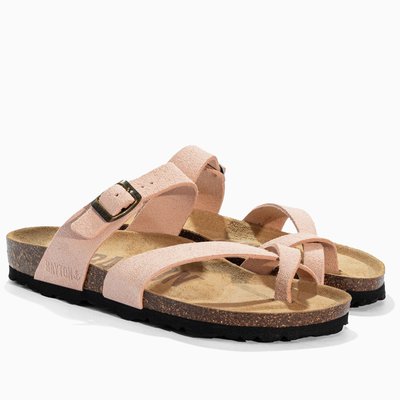 Sandales en cuir suedé DIANE pour femme BAYTON