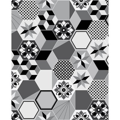 Crédence adhésive carreaux en aluminium Exa TOILINUX