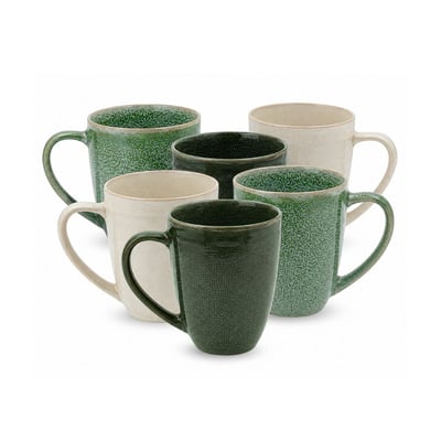 Lot de 6 mugs, MILA ARTIME