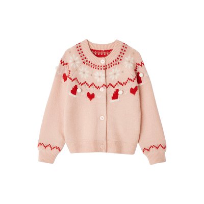 Gilet jacquard Noël détails brillants VERTBAUDET