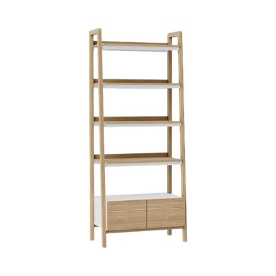 Etagère bois et blanc 5 niveaux - ANATOLE CAMIF