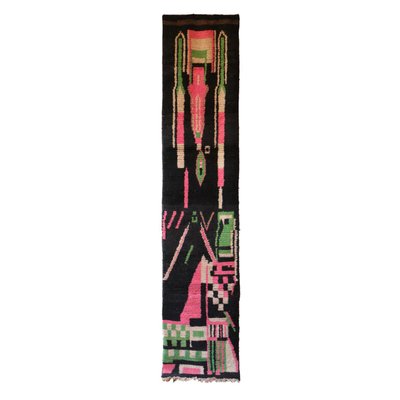 Tapis de couloir pure laine berbère 74 x 344 cm AFK LIVING