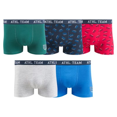 Lot de 5 boxers LA REDOUTE COLLECTIONS