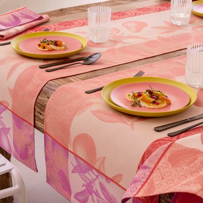 Chemin de table en Coton, ARRIÈRE-PAYS LE JACQUARD FRANCAIS