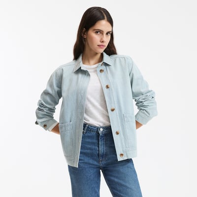 Куртка на пуговицах в полоску LEONY / ЛЕОНИ LA REDOUTE COLLECTIONS