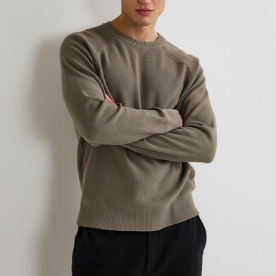 Pull col rond en coton BIO GOTS MONOPRIX