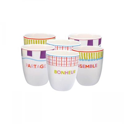 Lot de 6 gobelets, RELAX SUNSET ARTIME