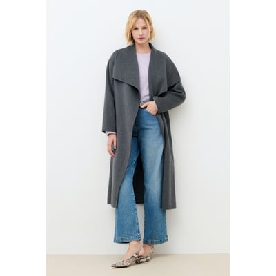 Manteau droit ceinturé GALBA CAROLL