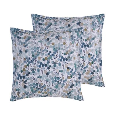 Lot de 2 taies d'oreillers en percale de coton YULIE SENSEI MAISON