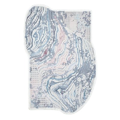 Tapis tissé à la machine en polyester THEKO