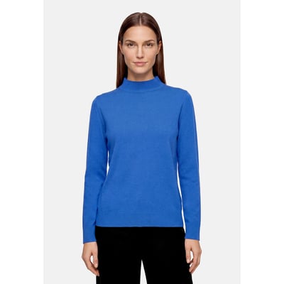 Pull-over en maille basique à col droit BETTY BARCLAY