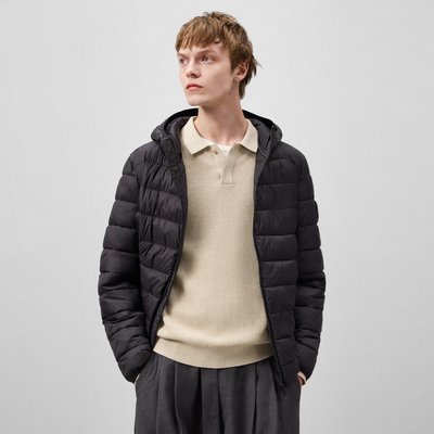 Veste légère matelassée noire ADOLFO DOMINGUEZ